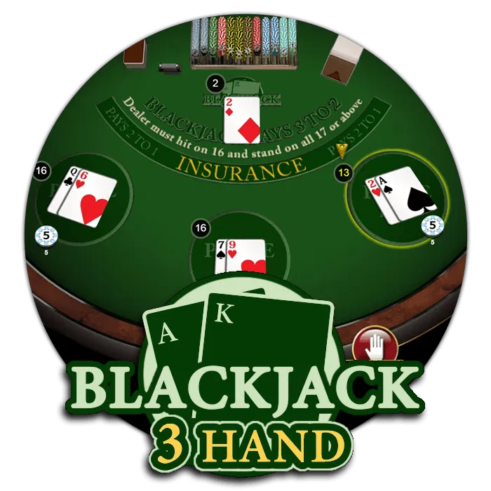 Blackjack 3 Hand - MEGABET808